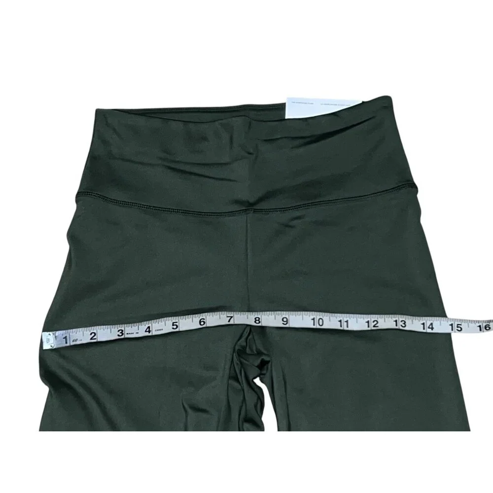 Aerie The Everything Super Leggings Size M Womens Olive Green Mid Rise - Picture 10 of 14